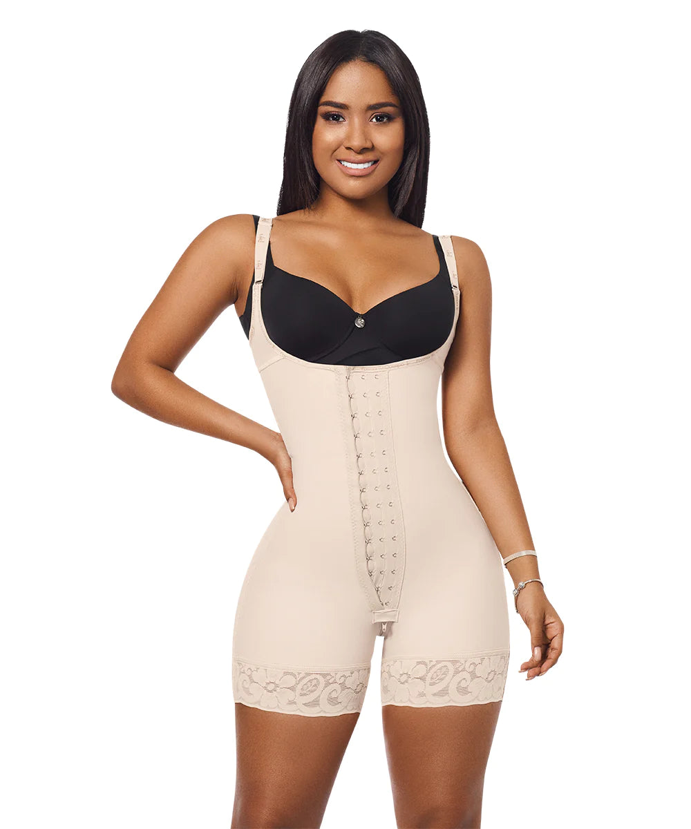 Faja Reloj de Arena, Media Pierna, Broches Centrales (Ref. O-011 )
