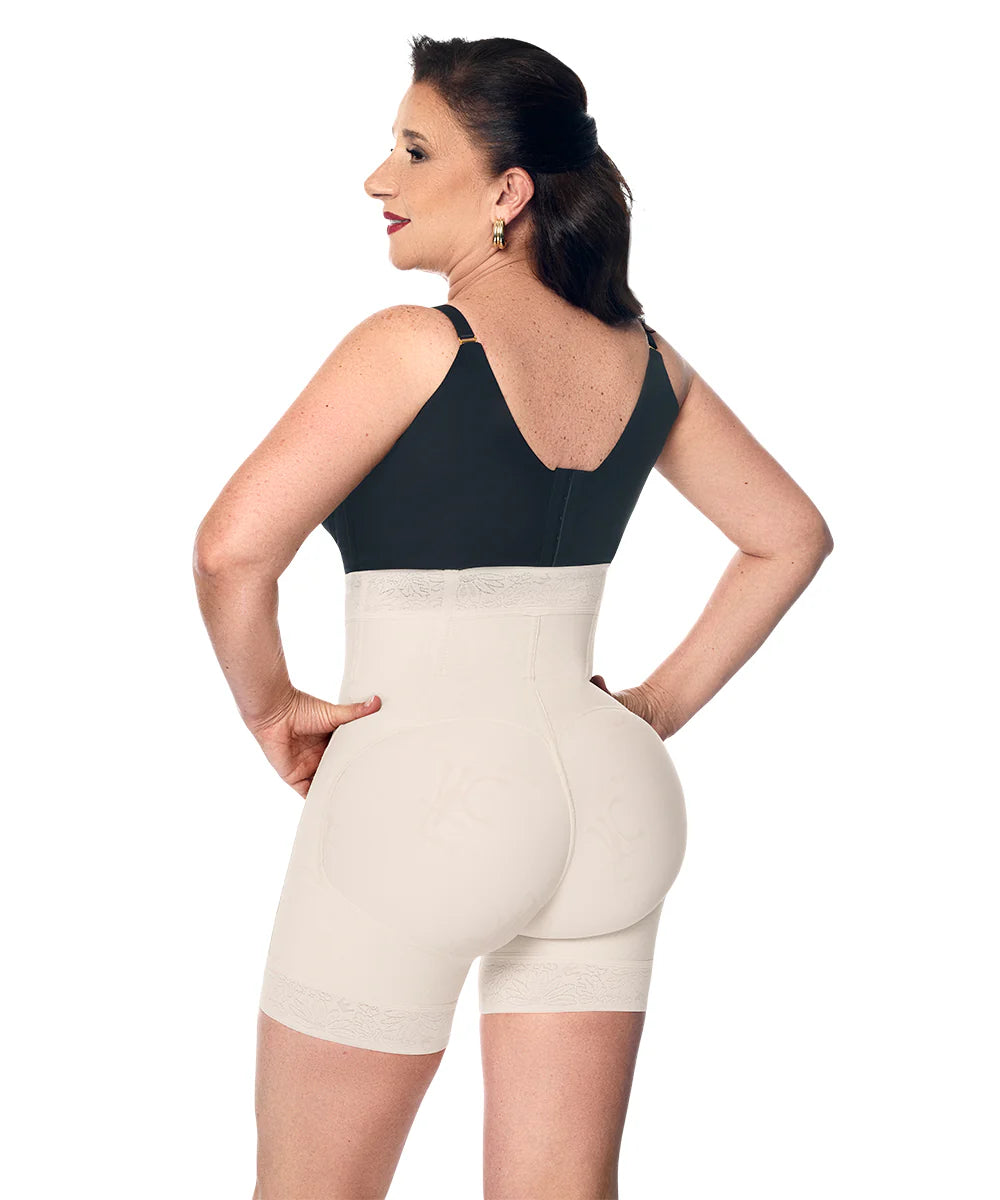 Faja Short Alto Beige, Levanta Glúteo (Ref. O-070)