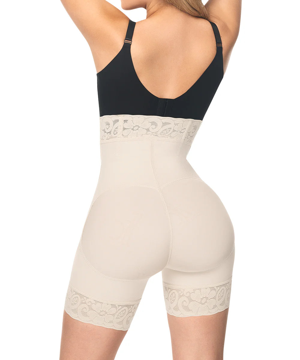 Faja Short Alto Beige, Levanta Glúteo (Ref. O-070)