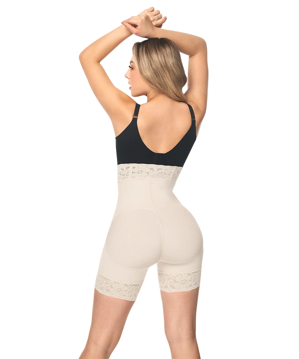 Faja Short Alto Beige, Levanta Glúteo (Ref. O-070)