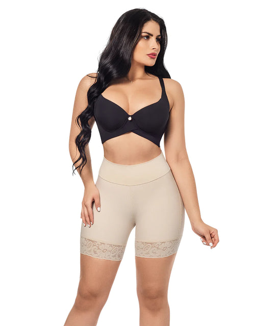 Faja Levanta Glúteos, Short Invisible Beige (Ref. C-042)