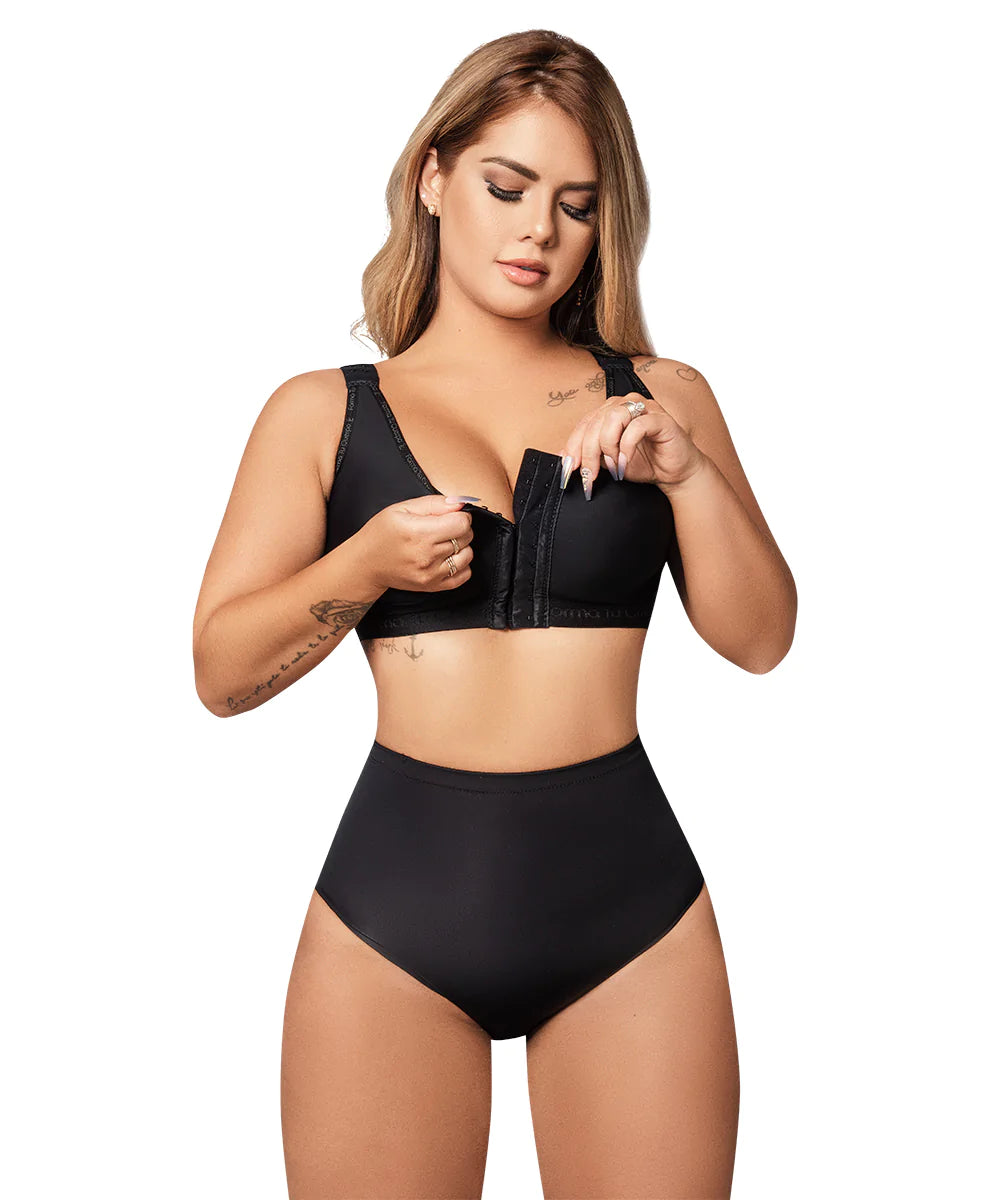 Brasier Post Quirugico Tirante Ancho Negro (Ref. C-082)