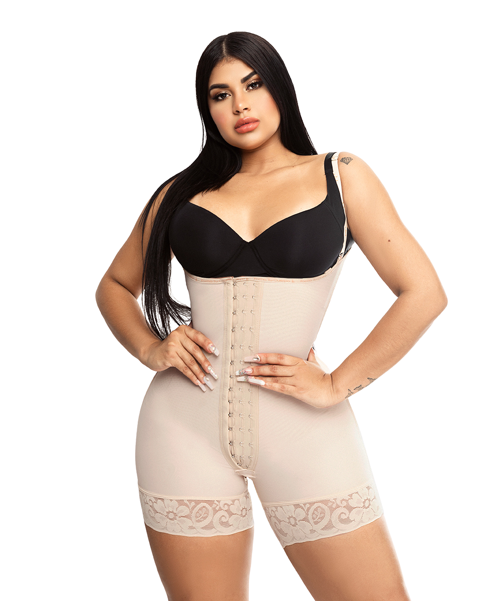 Faja Reloj de Arena, Media Pierna, Broches Centrales (Ref. O-011 )