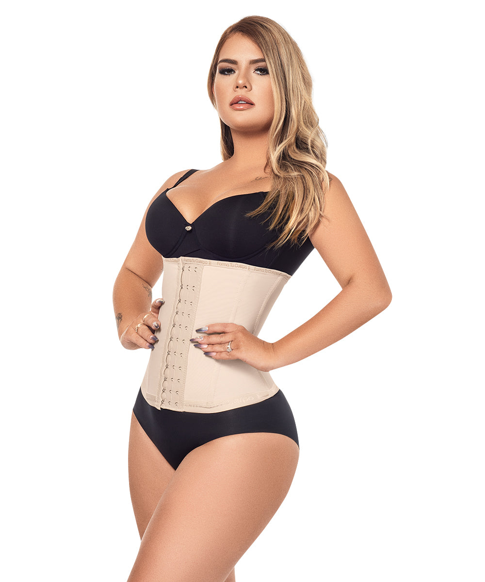 Faja Cinturilla tipo Corset, Beige (Ref. O-061)