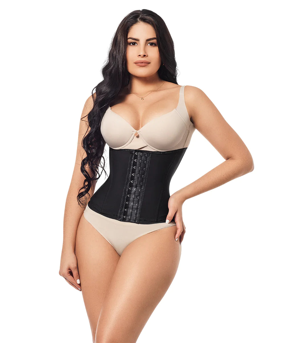 Faja Cinturilla tipo Corset, Negra (Ref. O-064)