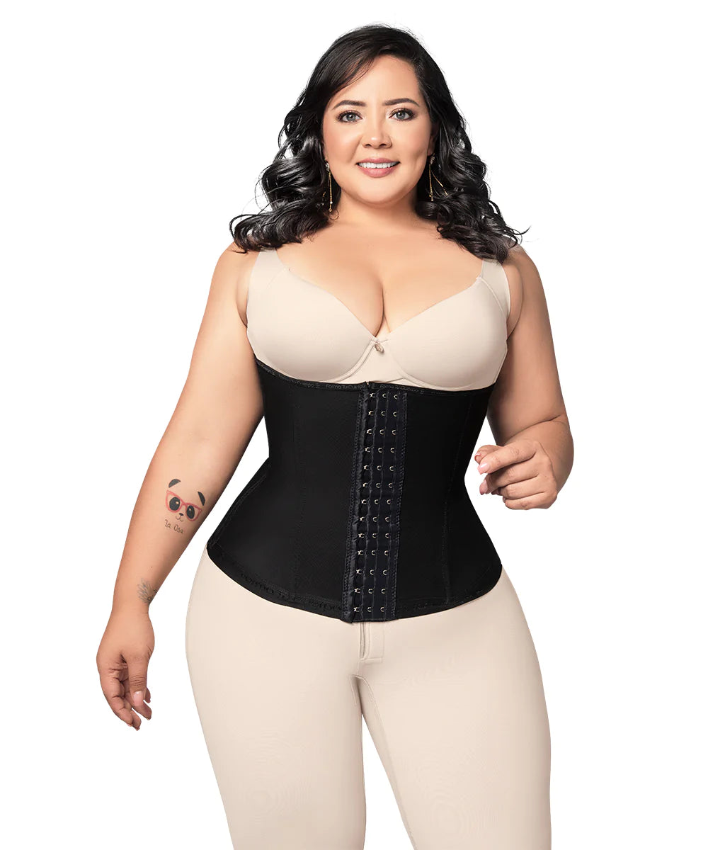 Faja Cinturilla tipo Corset, Negra (Ref. O-064)