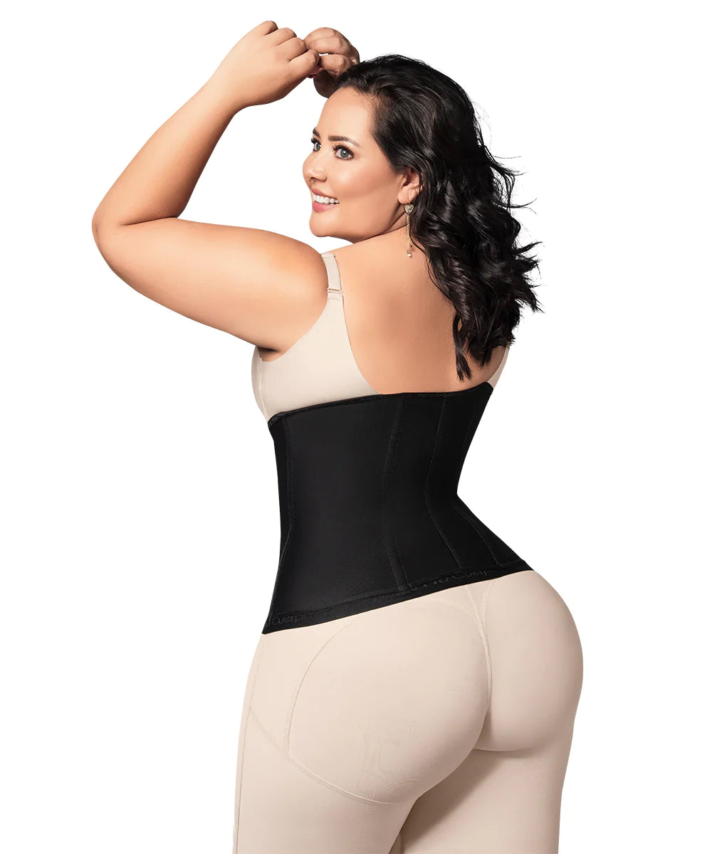 Faja Cinturilla tipo Corset, Negra (Ref. O-064)