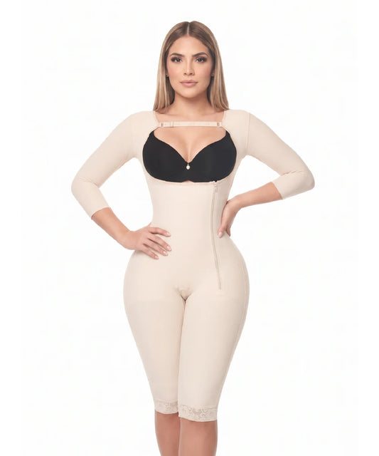 Faja Mediana Compresión, Primera Etapa, Rodilla, Cierre Lateral (Ref. C-012)