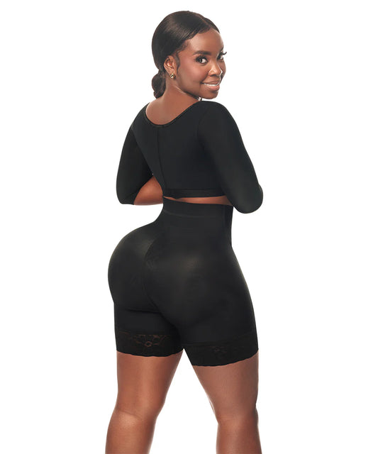 Brasier Post Quirúrgico Con Manga Negro (Ref. C-080)