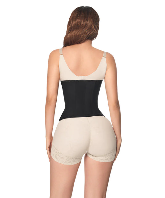 Faja Cinturilla tipo Corset, Negra (Ref. O-064)