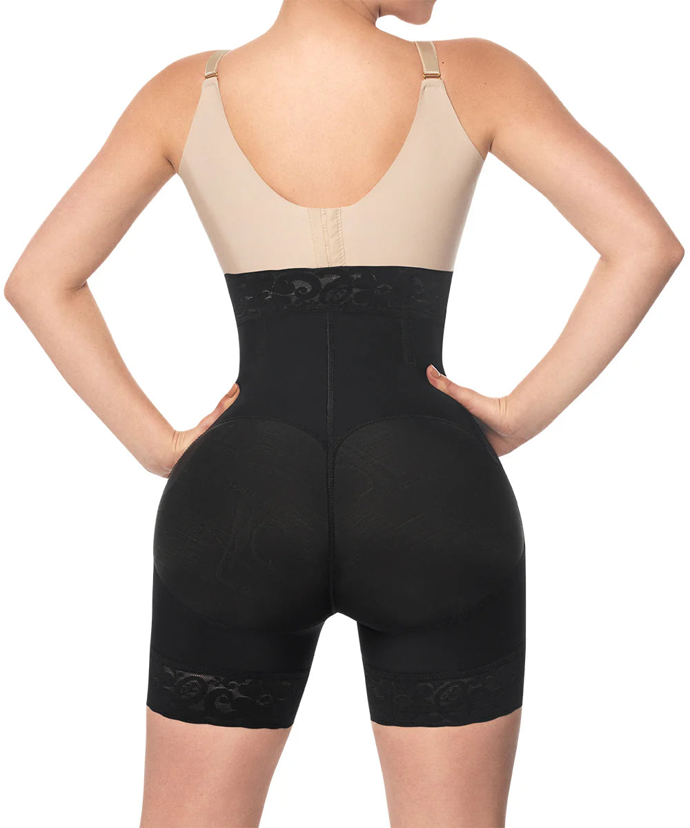 Faja Short Alto Levanta Gluteo, Negro (Ref. O-071)