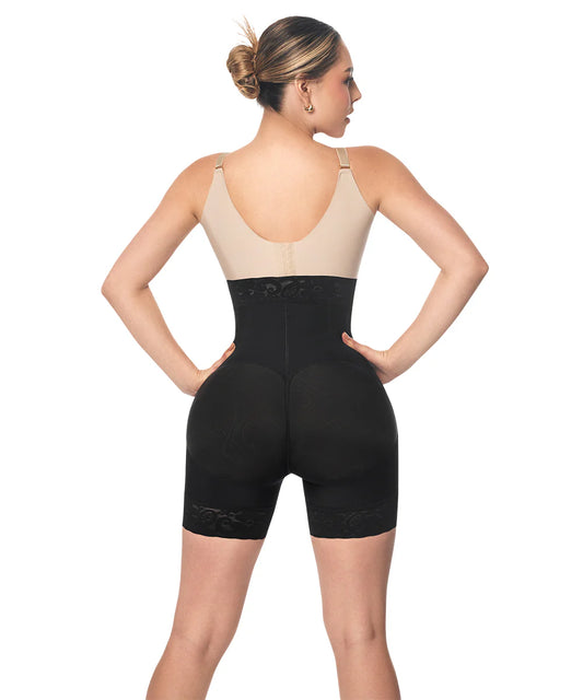 Faja Short Alto Levanta Gluteo, Negro (Ref. O-071)