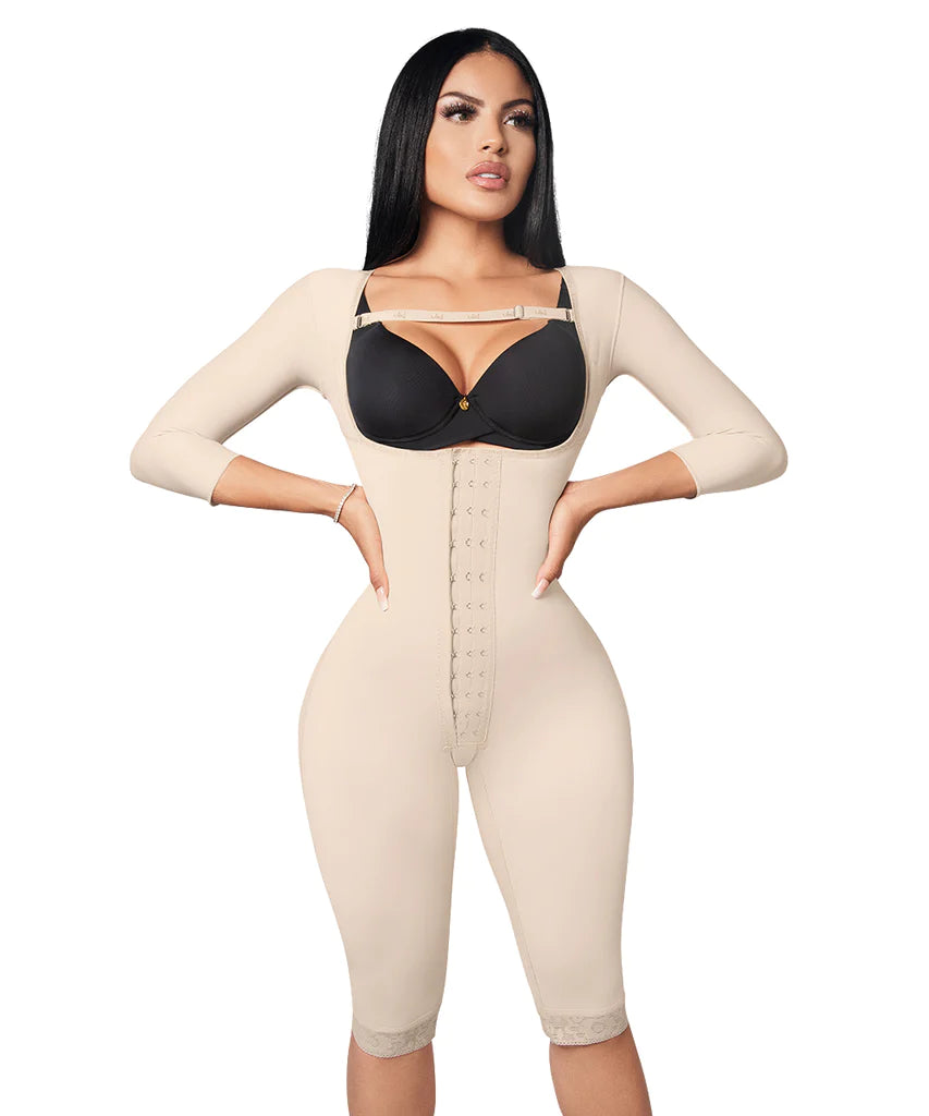 Faja Rodilla Mangas, Mediana Compresión, Primera Etapa (Ref. C-013)