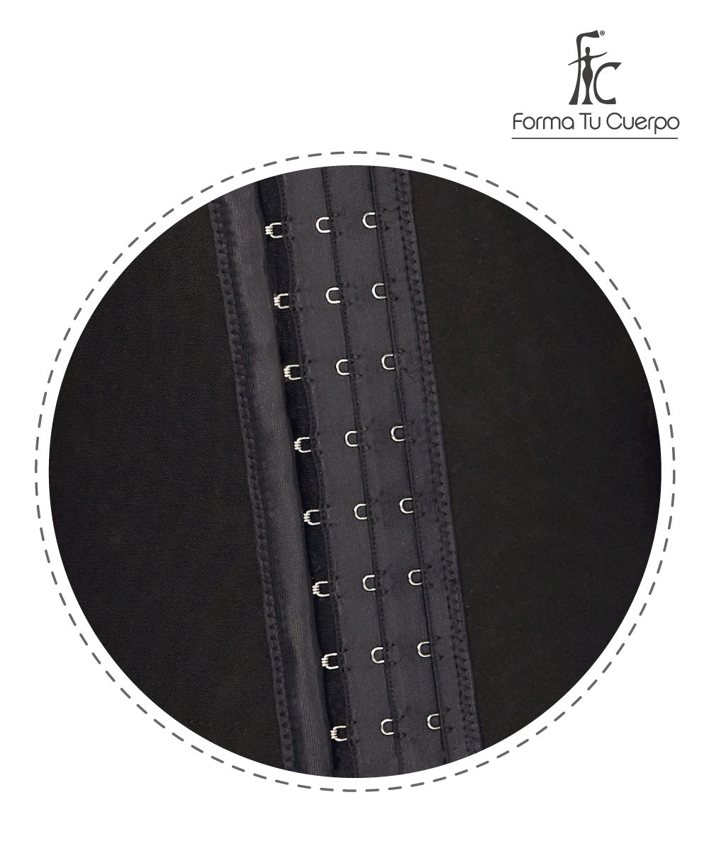 Faja Media Pierna, Reloj de Arena, con Mangas (Ref O-215)