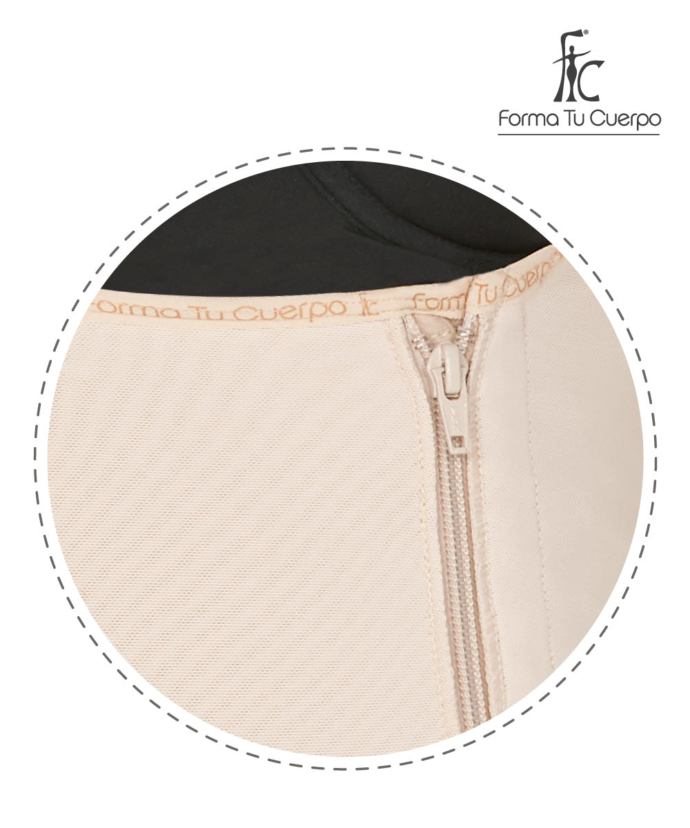 Faja Strapless Media Pierna, Cierre Lateral (Ref. O-050)