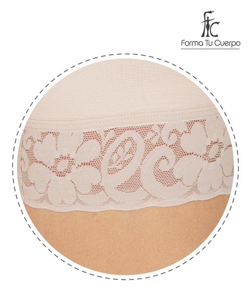 Faja Short Levanta Glúteos de Broches, Reloj de Arena (Ref. O-076)